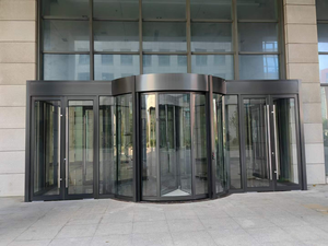 Puerta corrediza curva de nuevo estilo del fabricante Shanghai PAD, puerta automática de cristal para patio inferior y espacios de ocio. - Product Image 4