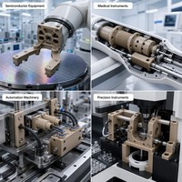 Pièces en plastique PEEK usinées CNC OEM, tournage et fraisage sur mesure, service d'usinage de polymères haute performance, surface en acier inoxydable