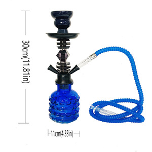 Dropshipping, Envío con Etiquetado Opcional; Set de Cachimba Árabe con Componentes de Hierro, de Doble Tubo - Product Image 2