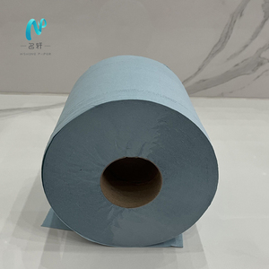 Mingxuan nhà máy tùy chỉnh giấy màu nâu tay màu xanh khăn giấy cuộn khăn giấy chiều rộng 20cm 180ft1ply 12 cuộn/ctn - Product Image 2
