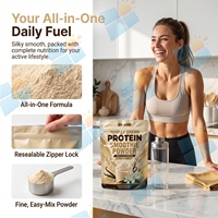 Poudre de Smoothie Protéiné Vanille 500g – Substitut de Repas Tout-en-un – Nutrition Quotidienne Complète – Fabricant de Sachets Personnalisés