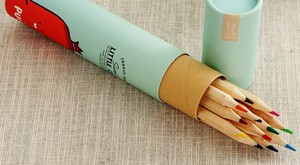 Tùy Chỉnh Mô Hình 12 Trong 1 Gỗ Màu Bút Chì Trường Hợp Thủ Công Ống Giấy 7 Inch Màu Bút Chì Khuyến Mại Thiết Lập - Product Image 4