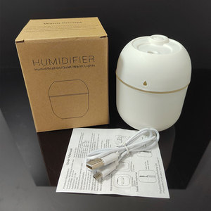 Pelembab udara portabel Mini ultrasonik, <span class=keywords><strong>Nebulizer</strong></span> plastik ABS, Pelembab udara mobil untuk rumah tangga hotel, sertifikat CE ROHS 1 tahun
