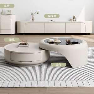 Moderni tavolini da caffè eleganti piani in vetro allungabili eleganti soluzioni di stoccaggio per mobili per la casa per uso appartamento - Product Image 3