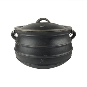 Pre-Dày Dạn Đúc Sắt Phi <span class=keywords><strong>Potjie</strong></span> Nồi Với Nắp Cho Cắm Trại Và Trong Lửa Nấu Ăn Ngoài Trời Đồ Nấu Nướng - Product Image 3