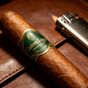 Etiquetas Adhesivas Troqueladas para Cigarros, Bandas Personalizadas con Lámina Dorada, Impresión de Etiquetas para Cigarros con Relieve, Pegatinas para Cigarros - Product Image 4