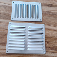 Rejilla de Ventilación Marina OEM de Acero Inoxidable/Aluminio, Resistente a la Corrosión del Agua Salada, para Yates, Tamaño Personalizado