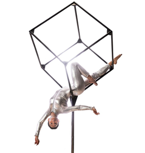 Cube Magique Volant de Danse Aérienne (Métal & Aluminium 80CM) Durable HM HM-P600 pour Spectacle Aérien Professionnel - Product Image 3