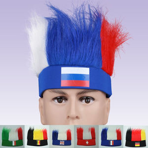 Diadema de Nailon Ecológica con Logotipo Personalizado para Fútbol, Decoración para Fiestas de Fútbol, Color de la Bandera Nacional, Diadema para Fanáticos - Product Image 2