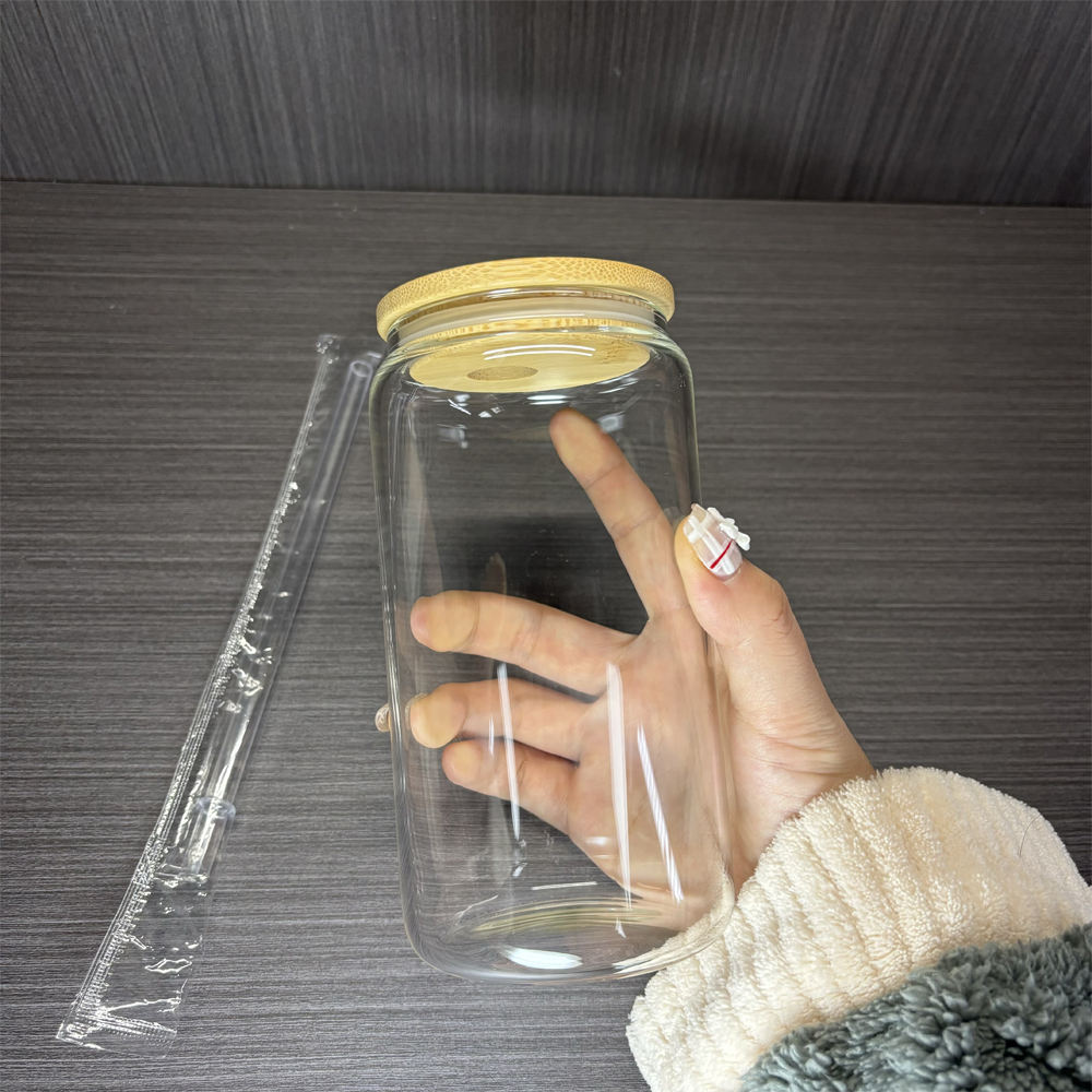 12oz muratore tazza trasparente