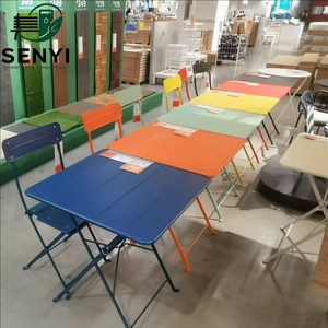 <span class=keywords><strong>Table</strong></span> pliante tout-terrain pour l'extérieur, idéale pour les grillades, la randonnée et les réunions de famille, avec surface antidérapante et mécanisme de montage rapide - Product Image 1