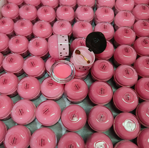 Bee Balm Honey Pot <strong>Lip</strong> Mask With Brush Moisturizing Hydrating Exfoliator for Dry and Cracked <strong>Lips</strong> ODM Beauty Makeup <strong>Lip</strong> Mask - Product Image 1