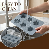 SILIKOLOVE Moule à mousse en silicone personnalisable à 6 cavités en forme de citrouille, antiadhésif platine LFGB, sans BPA, pour gâteaux