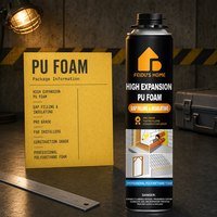 Mousse polyuréthane haute expansion, mastic isolant pour joints, qualité construction pour les installateurs