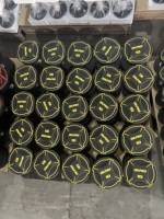 Venta Directa de Fábrica, Juego de Mancuernas de PU Comerciales, Fabricante OEM, Logotipo Personalizado, Mancuernas de TPU Patentadas