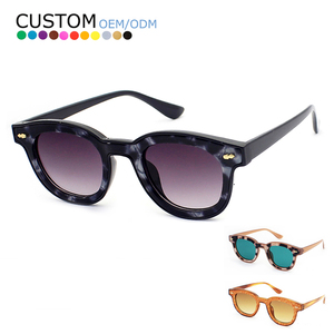 Gafas de Sol de Diseño de Lujo OEM de Fábrica, Gafas de Sol Retro Vintage Personalizadas con Logotipo para Hombre y Mujer - Product Image 1