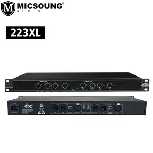 223XL четырехканальное устройство графический эквалайзер периферийные устройства кроссовер Профессиональное аудио оборудование стерео 2-way/моно 3-way