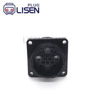 206037-1 206036-1 Connecteur circulaire mâle et femelle 16 broches TE Connectivity AMP