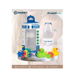 ขวดนมแบบบาง4เมตร + ซิลิโคน (BS-402) สินค้าสำหรับเด็กทารกขวดนม PP สำหรับเด็กทารกผลิตตามสั่งโลโก้ - Product Image 2