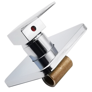 Vòi sen tắm đứng đồng thau đánh bóng kiểu cổ điển, tay cầm đơn, van âm tường, điều khiển bằng tay, model 1307, chất liệu đồng thau cao cấp - Product Image 4