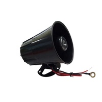 Speaker klakson daya tinggi, pengeras suara mobil 6 TONE 20W 25W sirene alarm mobil