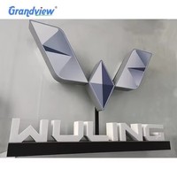 Papan Nama Toko Luar Ruangan, Huruf Timbul, Signage Custom, Logo LED Menyala, Papan Tanda 3D, Letrero Luminoso untuk Gedung