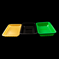 Contenants alimentaires en plastique PP/PET, boîtes à viande à emporter en plastique pour supermarchés.