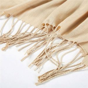 Écharpe en fausse fourrure de cachemire pour femme, 70*180cm, couleurs variées, châles Pashmina, 150g, légère, unie, mode adulte, comme sur la photo ou personnalisée - Product Image 5