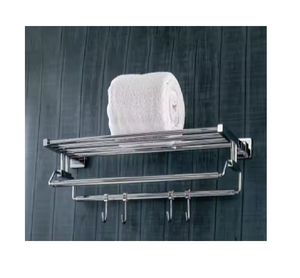 Venta directa del proveedor indio Barra de toallero de baño de acero inoxidable con 1 año de garantía - Product Image 3