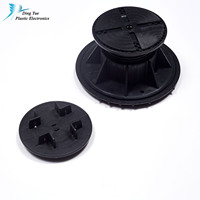 Pied de support réglable 2026 en PP moulé par injection, écologique et recyclable, pour terrasse extérieure, 10-140 mm, vente en gros