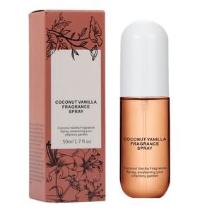 Perfume para Mujer de 50 ml en Formato Bruma, Venta al por Mayor, Fragancia de Coco, Vainilla y Rosa - Product Image 2