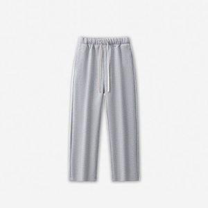 HEPL011, pantalones de algodón polar de 360gsm de peso pesado, corte de pierna recta para apilar sobre calzado, pantalones de chándal OEM de gran tamaño, 1 Uds. - Product Image 5