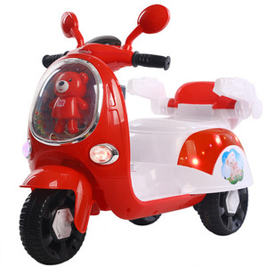 Tricycle électrique rose pour enfants de 1 à 3 ans, jouet moto rechargeable avec télécommande - Product Image 3