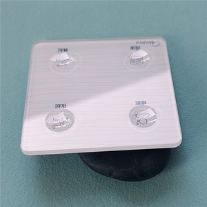 Bảng Điều Khiển Công Tắc Kính Ổ Cắm Tường Tùy Chỉnh Công Tắc Cảm Ứng Điện Bằng Kính Cường Lực Bảng Điều Khiển Cảm Ứng Bằng Kính Cường Lực - Product Image 3