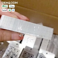 Placa de Identificación con Código QR de Acero Inoxidable Cepillado Personalizada, Código QR Impreso OEM, Número de Serie
