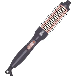 PHOEBE 1.25 Inch Curling Iron Brush Ceramic 1 1/4 Inch Double PTC Heated Hair Curling Comb Tourmaline Ionic Hair thermal brush