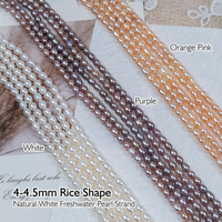 Vente en gros de perles d'eau douce naturelles blanches de qualité AAAA/AAAAA, forme de riz, avec évaluation par une tierce partie, pour la fabrication de colliers