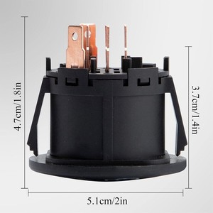 Interrupteur d'allumage pour tondeuse à gazon avec clé 175566 Noir Usage général - Product Image 4