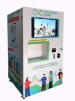 Station de recharge de liquide pour cartes de crédit, paiement sans contact, 10 ml, distributeur de détergent, écran tactile