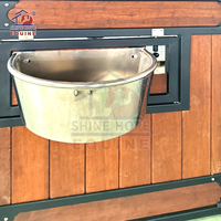 Portes coulissantes en acier permanent Shinehope pour boxes à chevaux avec dimensions personnalisées et garantie de 6 mois