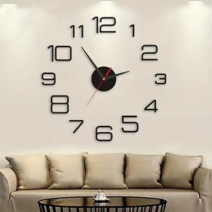 2024 <span class=keywords><strong>Design</strong></span> moderno grande orologio <span class=keywords><strong>da</strong></span> <span class=keywords><strong>parete</strong></span> 3D <span class=keywords><strong>orologi</strong></span> al quarzo di moda <span class=keywords><strong>orologi</strong></span> in acrilico adesivi a specchio soggiorno decorazione per la casa Horloge - Product Image 3