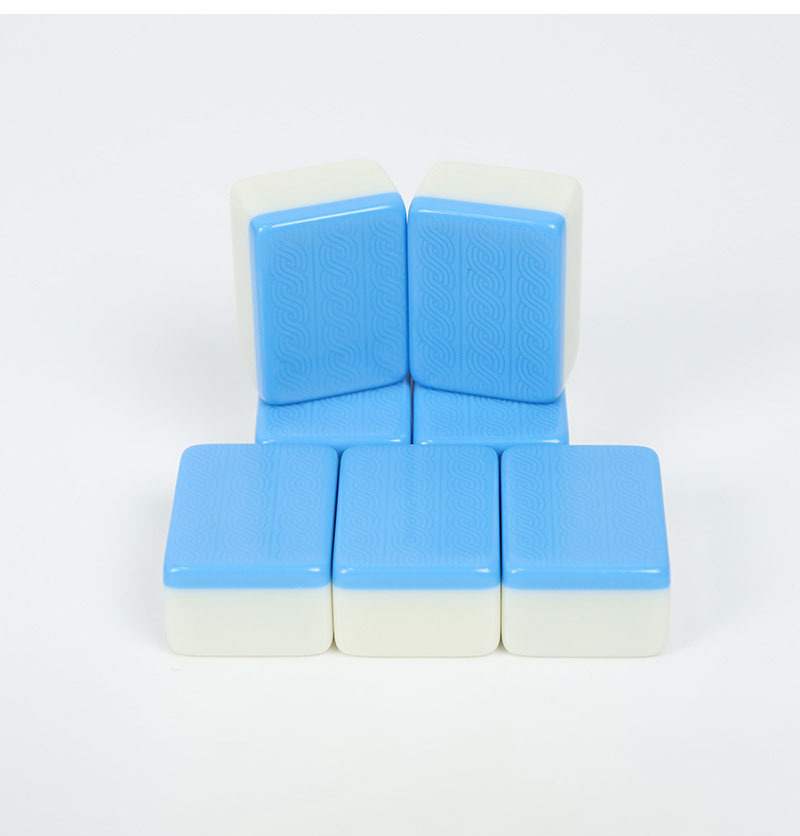 Nastopee Jeu De Mahjong Complet 146 Tuiles – Version Chinoise Classique Avec 2 Dés – Voyage, Cadeau Élégant – Tuiles Mélamine 30 Mm Résistantes
