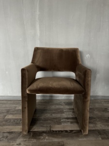 Sillón de Comedor Moderno de Estilo Italiano, Madera Sólida, Tapicería de Tela, Contrachapado, para Hogar, Oficina, Hotel, Sillón Artiss - Product Image 2