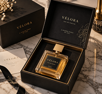Boîte d'emballage de parfum haut de gamme personnalisée avec flacon en verre pour marque de parfum indépendante de luxe