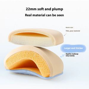 Super Doux Épais Humide et Sec Double Usage Poudre <span class=keywords><strong>Puff</strong></span> Cosmétique Visage Maquillage Coussin D'air <span class=keywords><strong>Puff</strong></span> Beauté Logo Personnalisé Usine Vente en Gros - Product Image 4