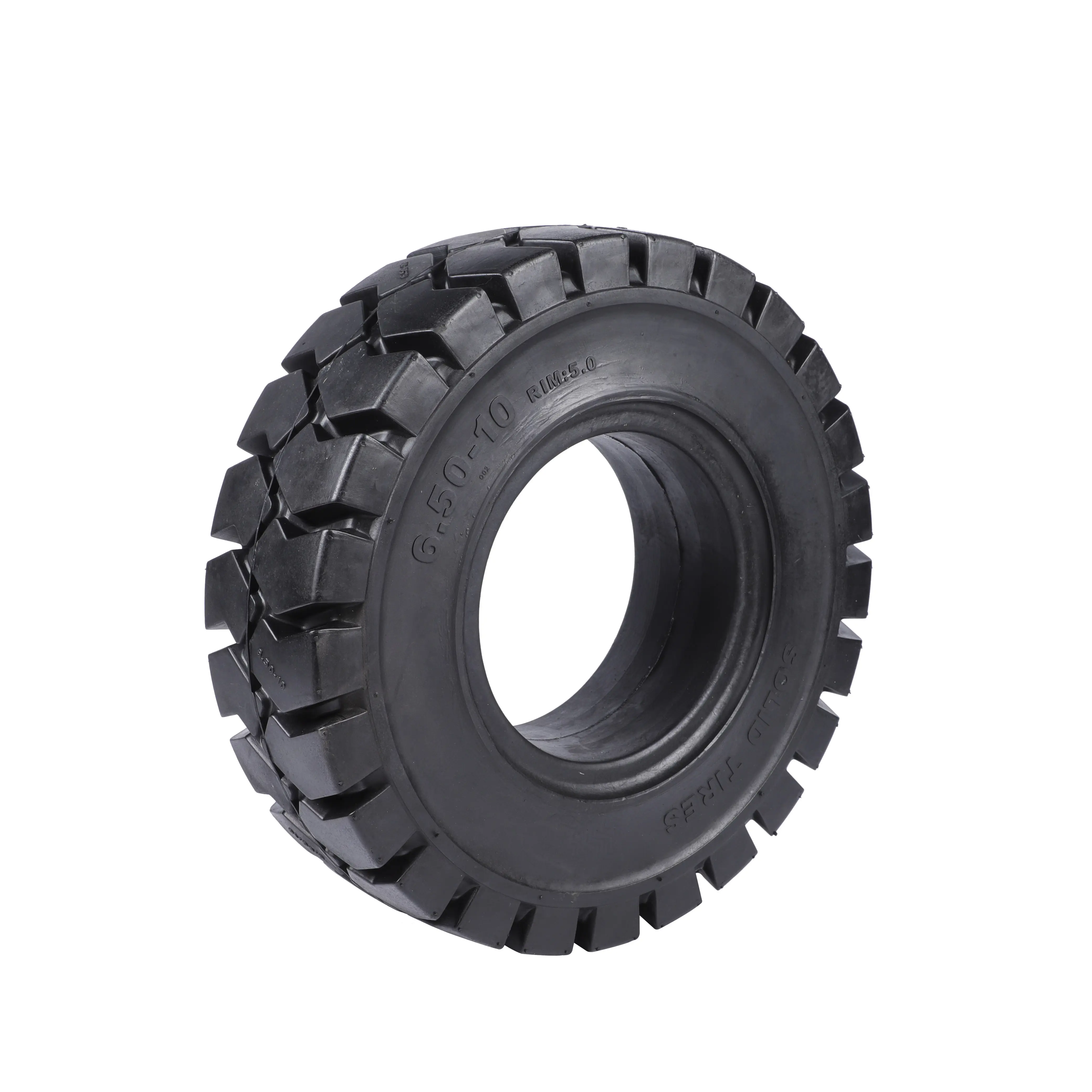 No Mark Available Forklift Solid Tyre A6.50-10 Manufacturer Solid Tyre Supplier Solid Tyre Of Different Sizes