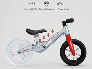 Vélo d'équilibre pour enfants de qualité supérieure, personnalisé et unique, avec cadre en alliage de magnésium, vélo pour enfants pour les sports de plein air - Product Image 4