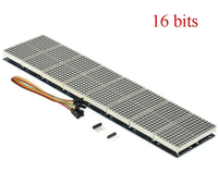 MAX7219 8*8 16 Dot modul tampilan LED matriks tabung Digital pengontrol mikro papan penggerak 5V untuk perlengkapan DIY elektronik ARD