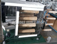 Commercial Kurtos Kalacs Cheminée Gâteau Grill Four Mini Machine À Cône De Crème Glacée Rouleau De Pain À La Cannelle Faisant La Machine