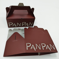 Boîte cadeau en carton recyclable avec logo imprimé personnalisé, poignée, fermeture magnétique, pliable, pour cosmétiques, gâteaux, desserts, impression couleur UV